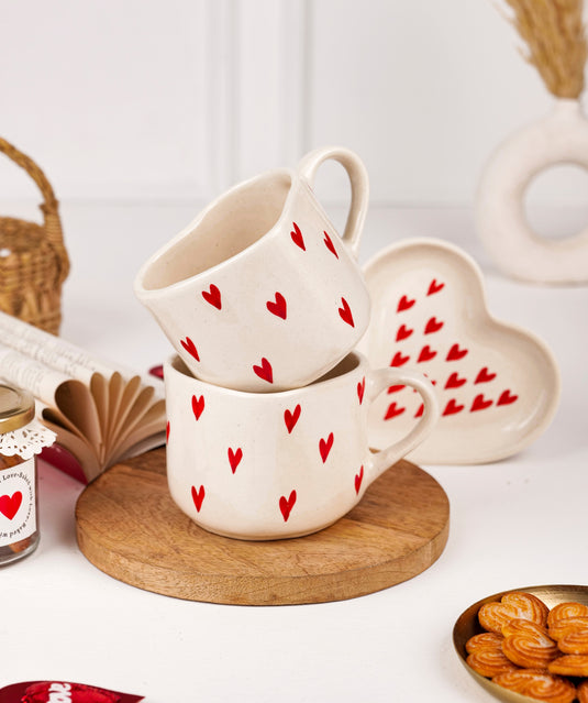 Cupid Cup & Desert Plate