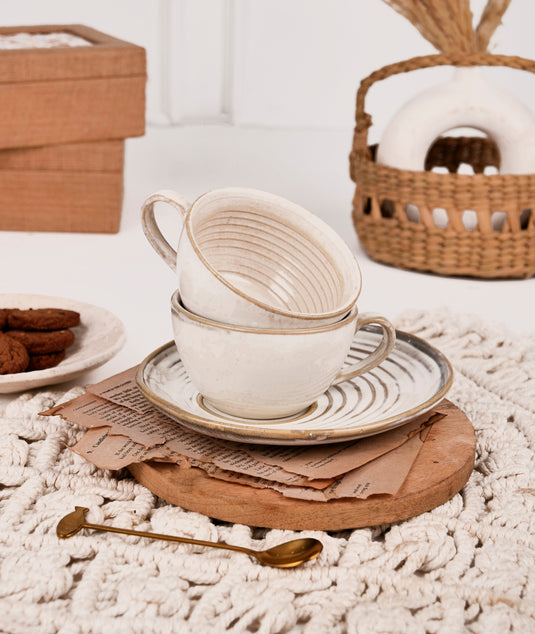 Java Cappucino Cup & Saucer