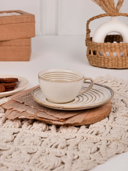 Java Cappucino Cup & Saucer