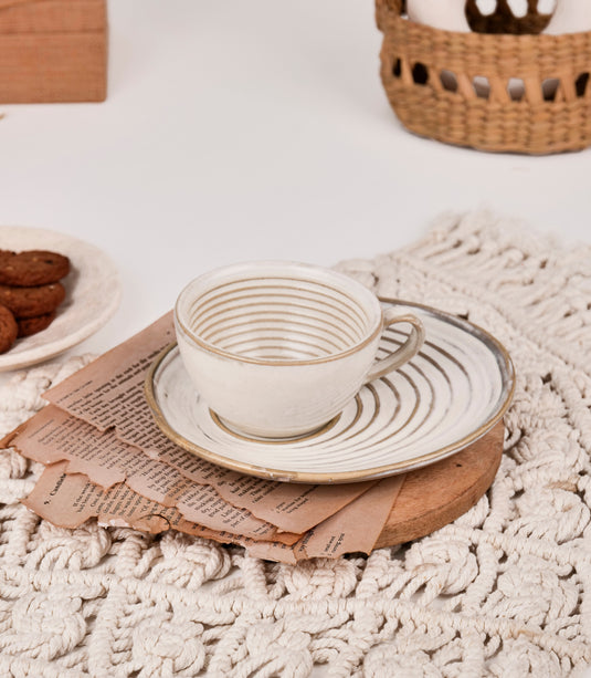Java Cappucino Cup & Saucer