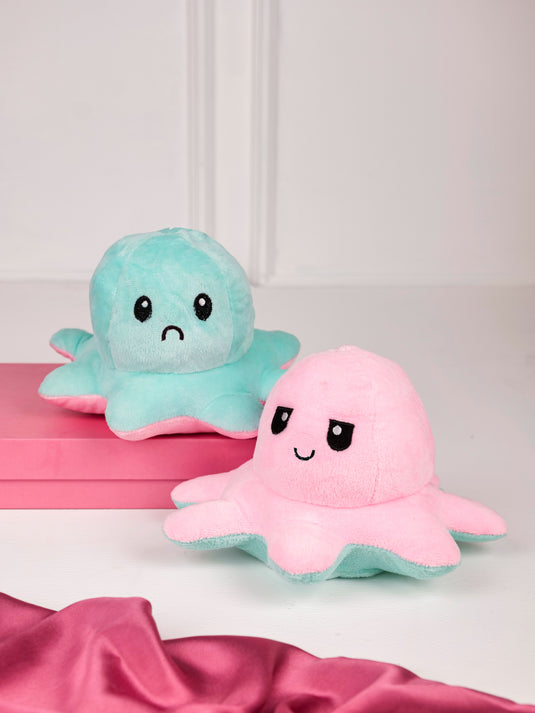 Moody Octopus Reversible Toy Plushies