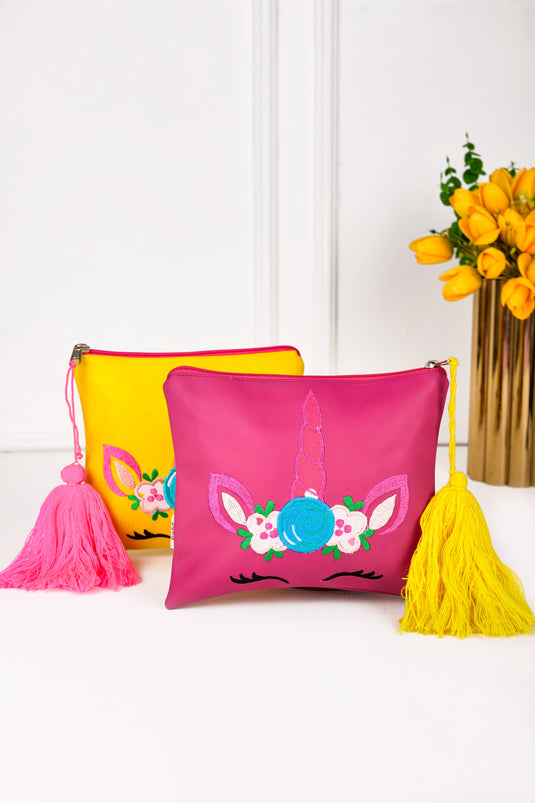 Unicorn Leatherite Pouch