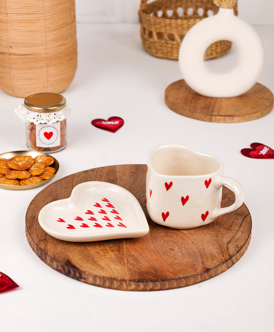 Cupid Cup & Desert Plate