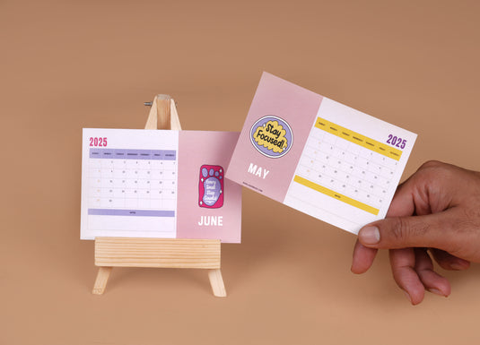 Desk Calender with Easel Stand