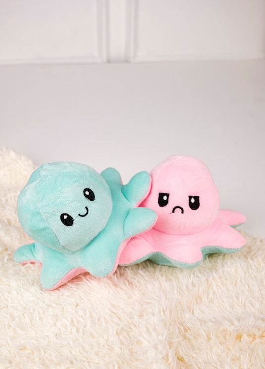 Moody Octopus Reversible Toy Plushies