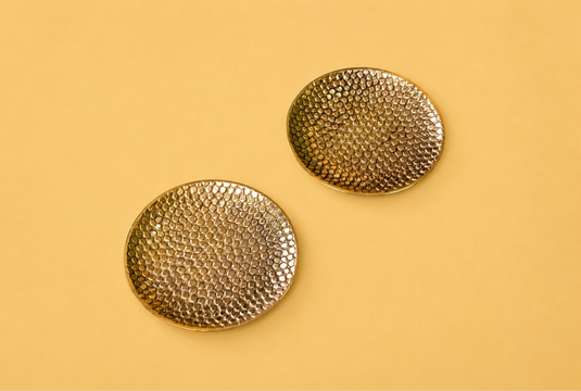 Rekhā Brass Coasters