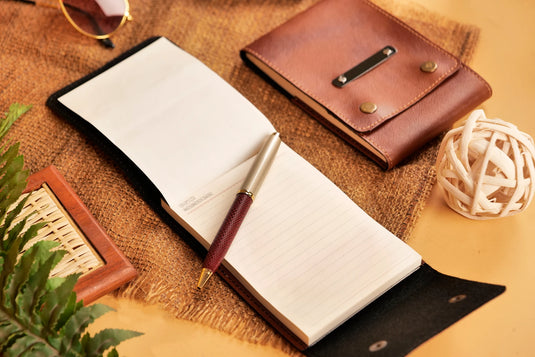 Vegan Leather Travel Notepad
