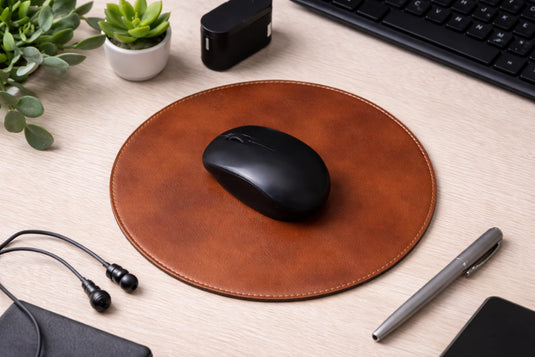 Terra Vegan Leather Mouse Pad