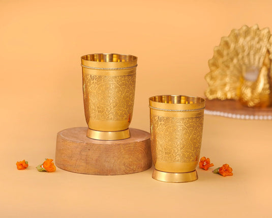 Swarna Rekha Brass Glass