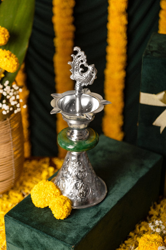 Silver Aarti Samai Diya