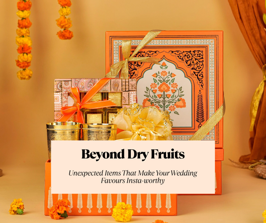 Beyond Dry Fruits: Unexpected Items That Make Your Wedding Favours Insta-worthy