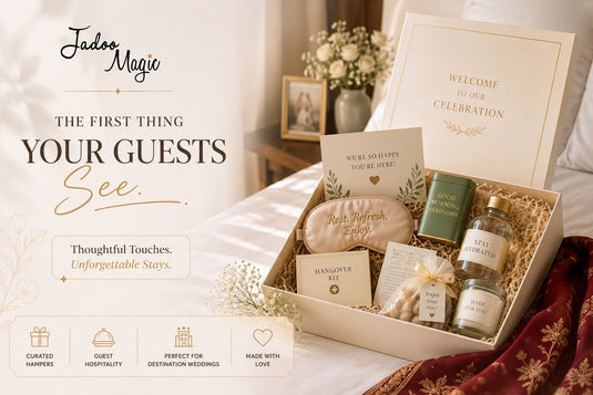 Wedding Welcome & In-Room Hampers: The First Thing Your Guests See