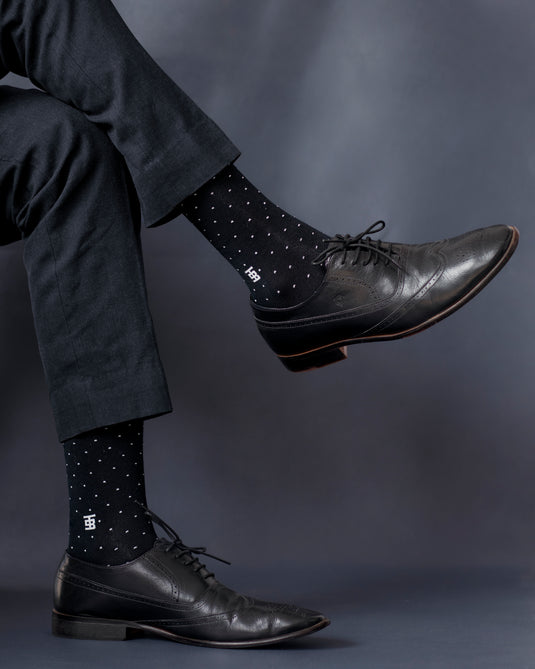 Luxury Men Socks - Classic Black
