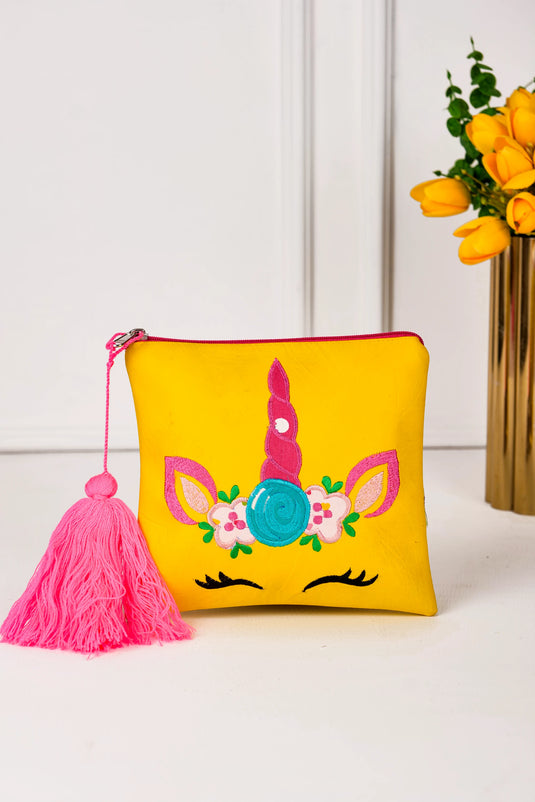 Unicorn Leatherite Pouch