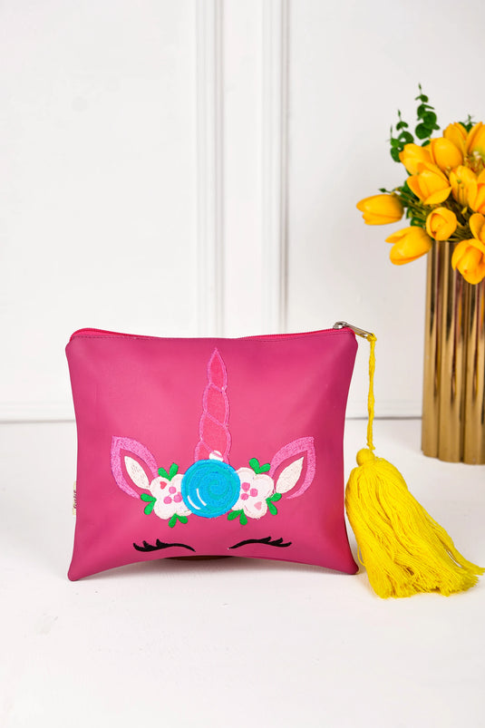 Unicorn Leatherite Pouch