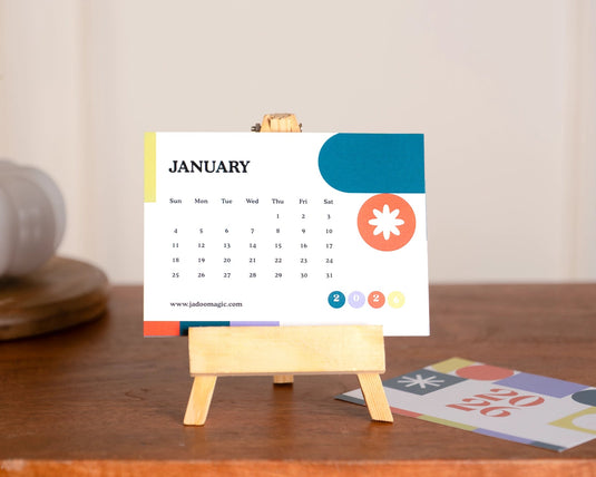 Desk Calender with Easel Stand