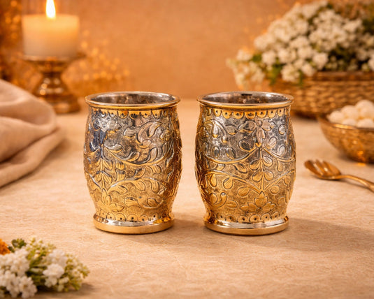 Veda Brass Glass