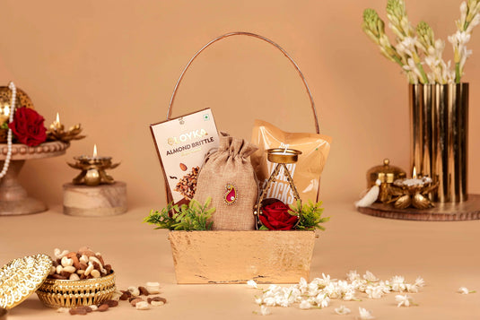 Glowing Diwali Basket