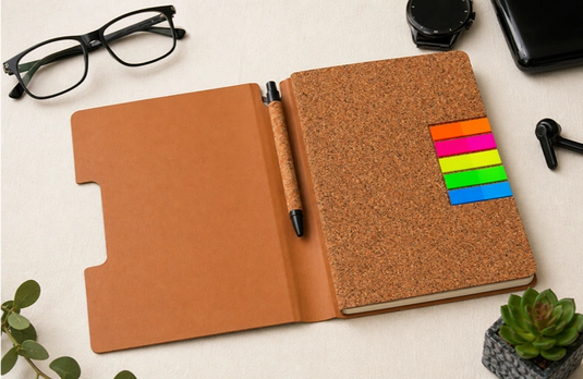 Cork Note Folio