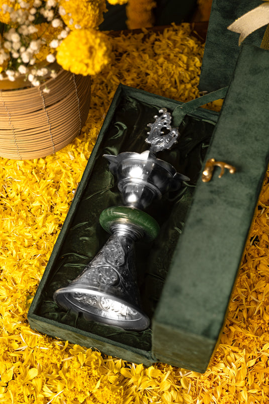 Silver Aarti Samai Diya