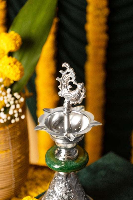 Silver Aarti Samai Diya